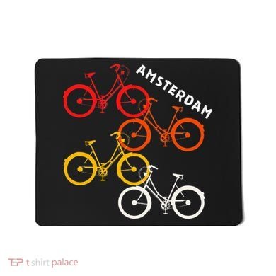 Amsterdam Netherlands Bike Bicycle Souvenir Mousepad