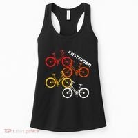 Amsterdam Netherlands Bike Bicycle Souvenir Women's Tank Top thumb 0