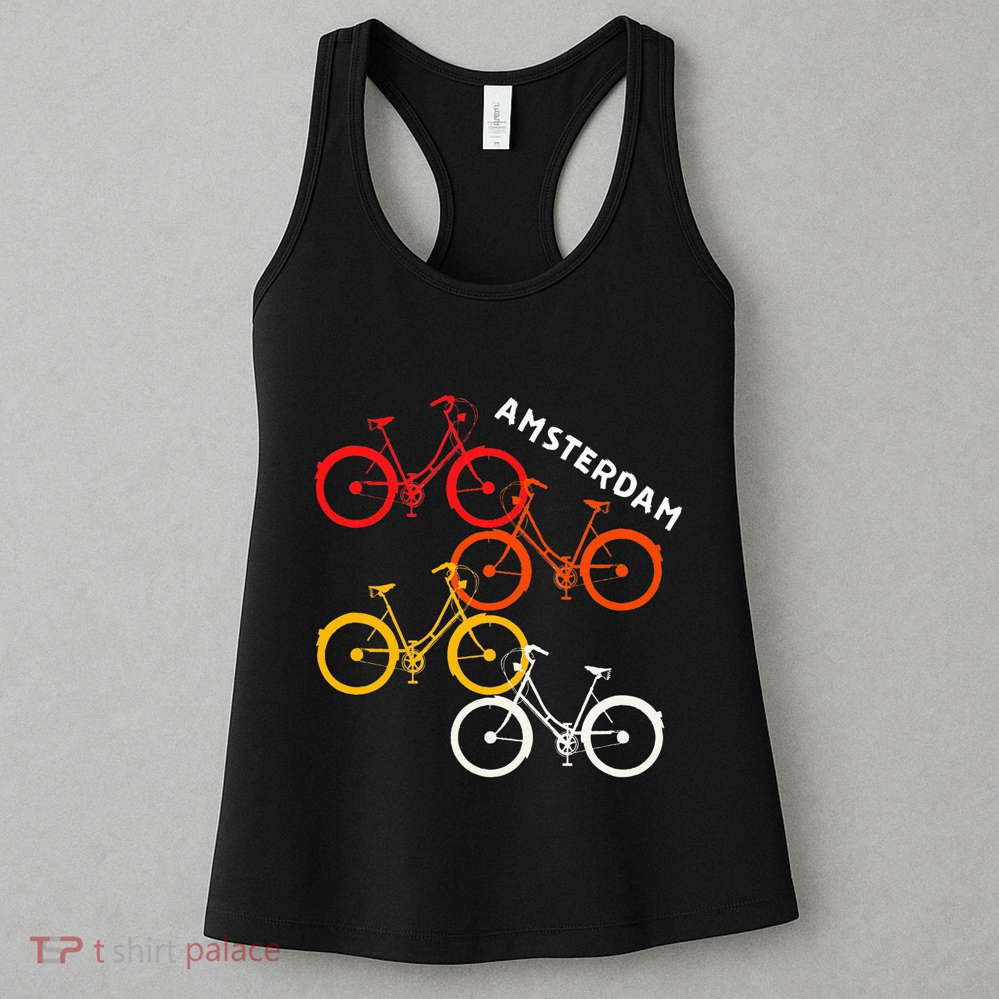 Amsterdam Netherlands Bike Bicycle Souvenir Women's Tank Top