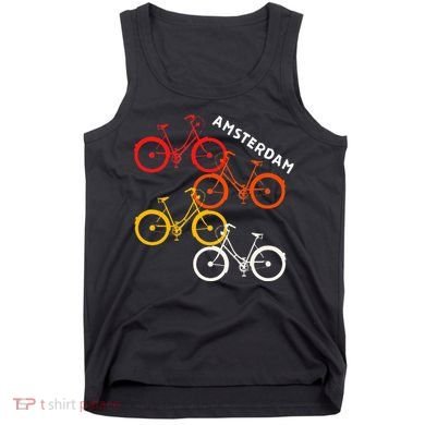 Amsterdam Netherlands Bike Bicycle Souvenir Tank Top