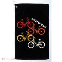 Amsterdam Netherlands Bike Bicycle Souvenir Golf Towel thumb 0
