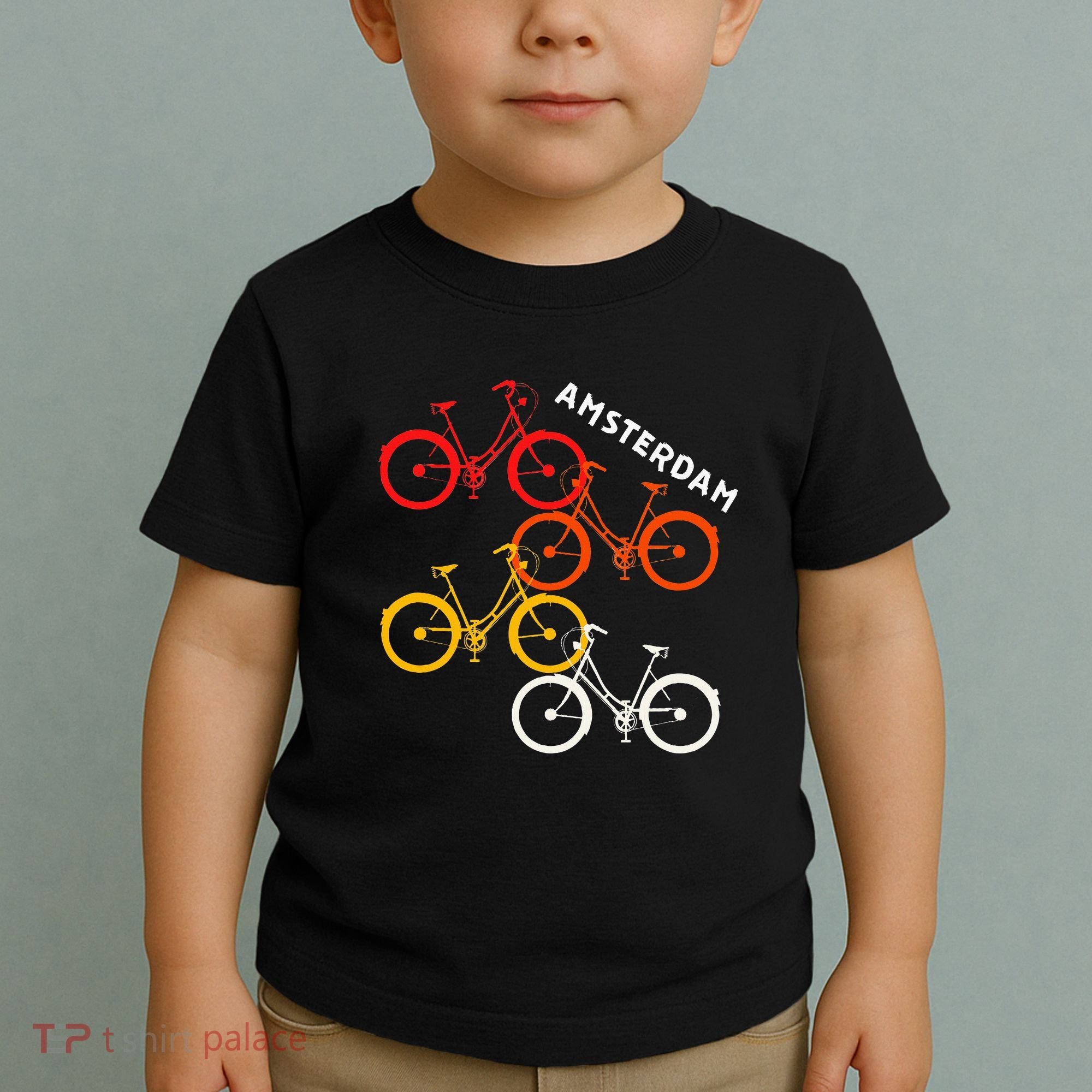Amsterdam Netherlands Bike Bicycle Souvenir Toddler T-Shirt