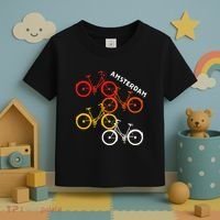Amsterdam Netherlands Bike Bicycle Souvenir Toddler T-Shirt thumb 3