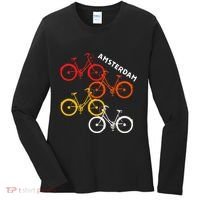 Amsterdam Netherlands Bike Bicycle Souvenir Women's Long Sleeve Shirt thumb 0