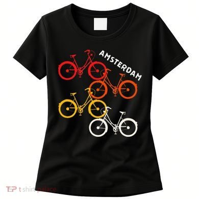 Amsterdam Netherlands Bike Bicycle Souvenir Women's T-Shirt
