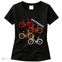 Amsterdam Netherlands Bike Bicycle Souvenir Women's T-Shirt thumb 0