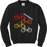 Amsterdam Netherlands Bike Bicycle Souvenir Kids Sweatshirt thumb 0