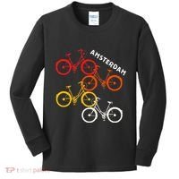 Amsterdam Netherlands Bike Bicycle Souvenir Kids Long Sleeve Shirt thumb 0