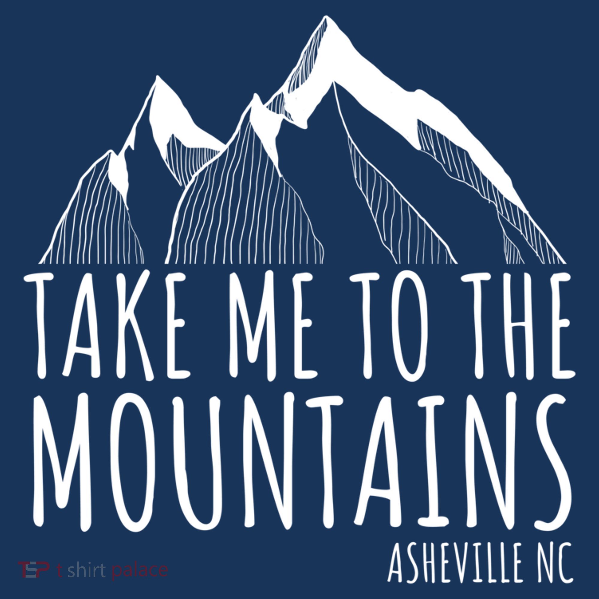 Asheville NC Blue Ridge Hiking Take Me To The Mountains Gift Baby Bodysuit
