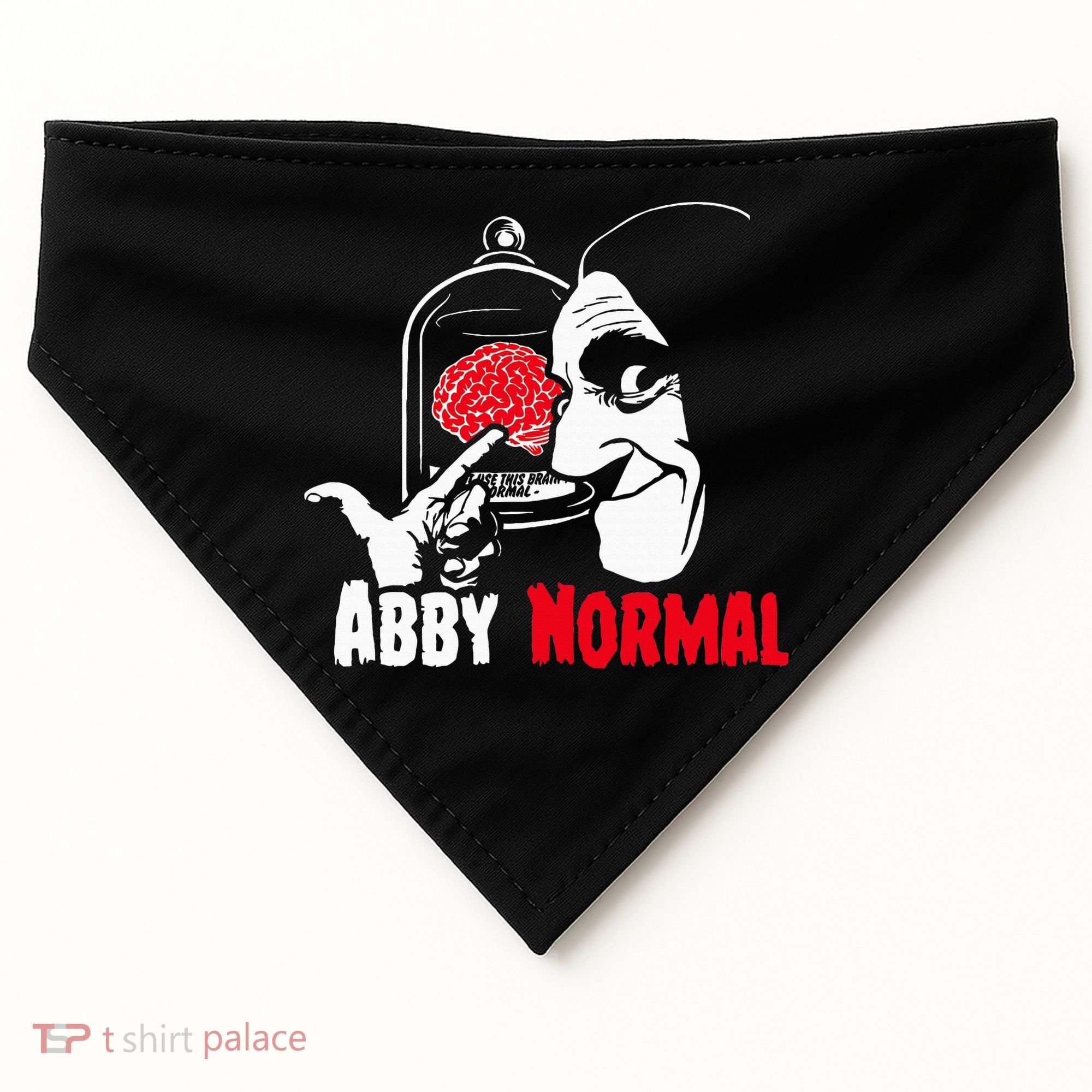 Abby Normal Brain Abnormal Christmas Costume  USA-Made Doggie Bandana