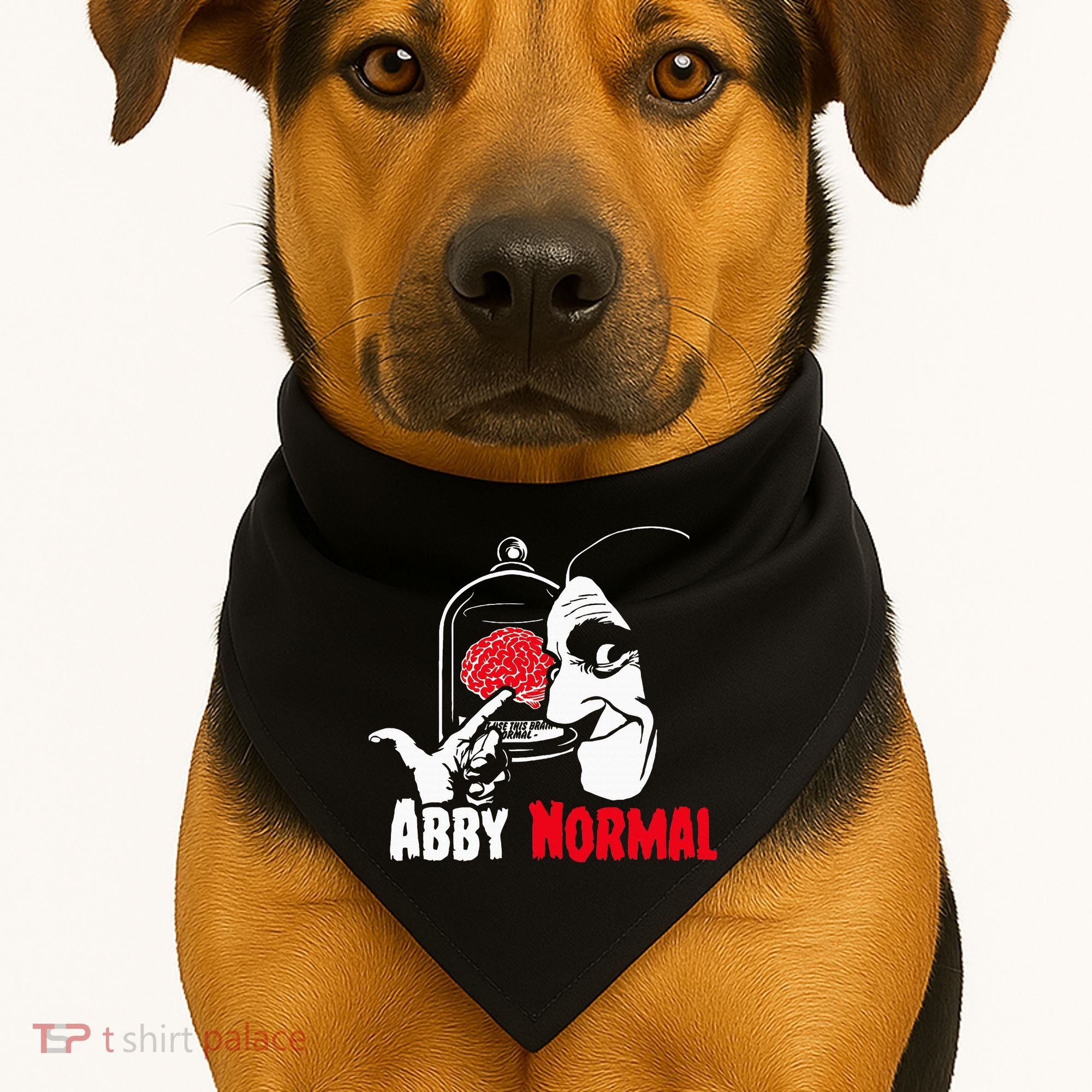 Abby Normal Brain Abnormal Christmas Costume  USA-Made Doggie Bandana