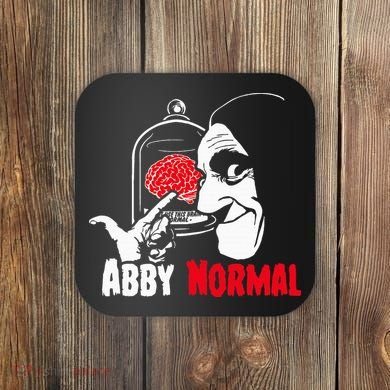Abby Normal Brain Abnormal Christmas Costume  Coaster