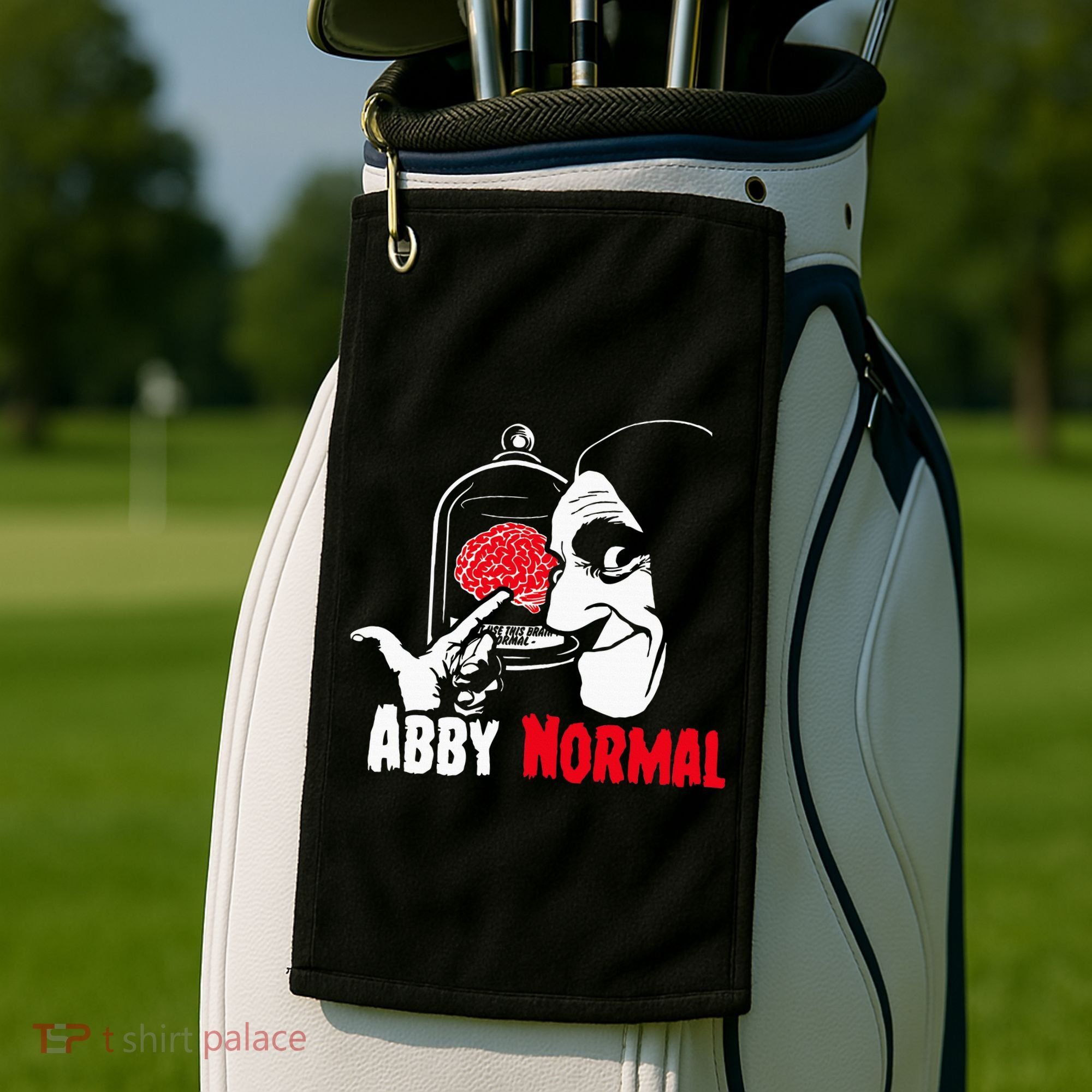 Abby Normal Brain Abnormal Christmas Costume  Golf Towel