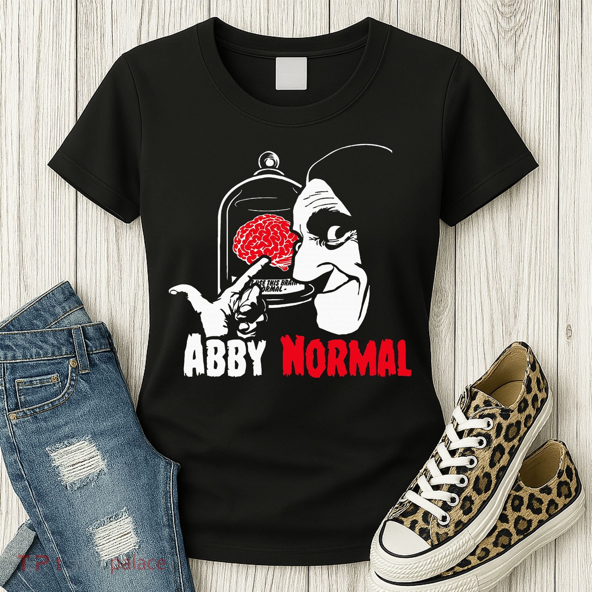 Abby Normal Brain Abnormal Christmas Costume  Women's T-Shirt