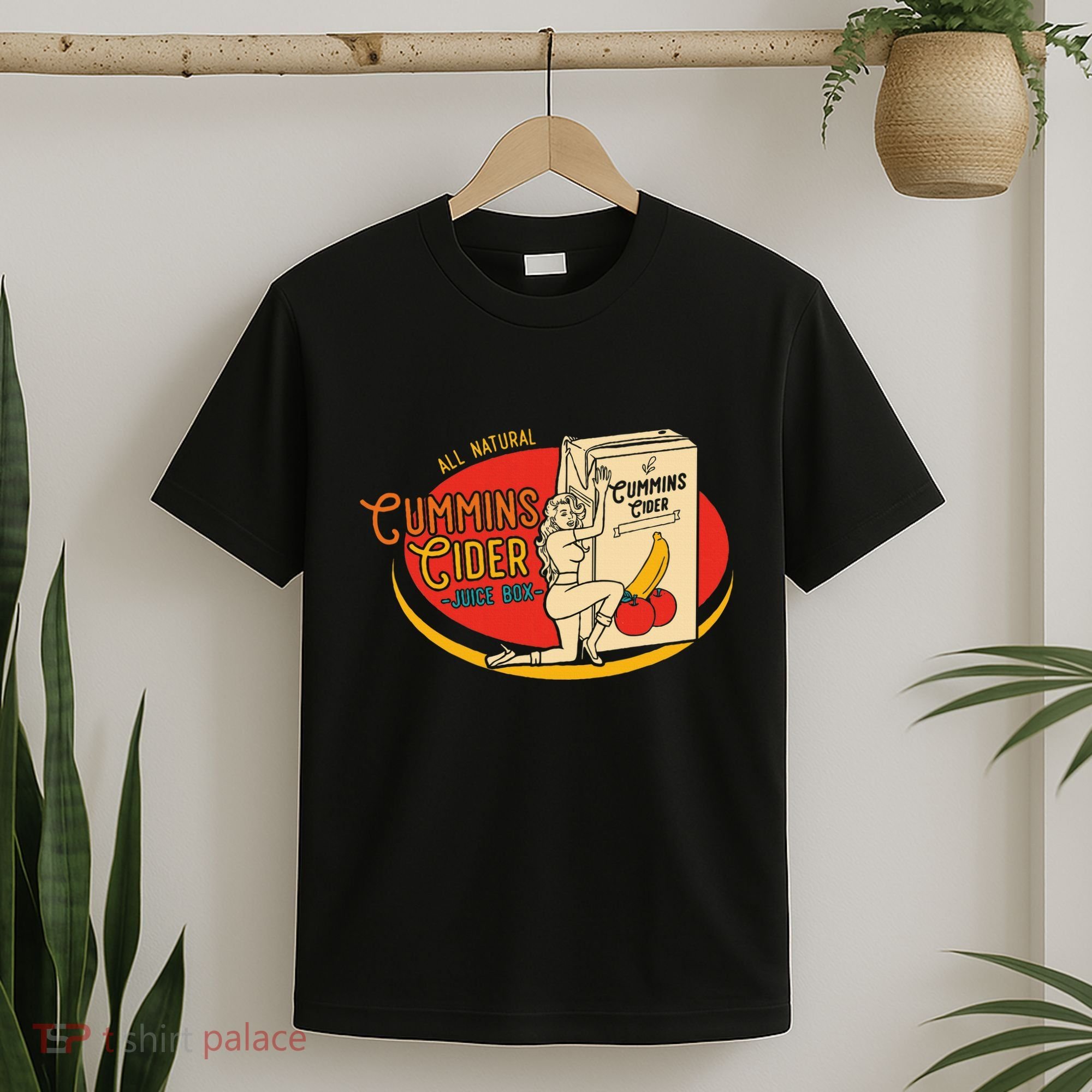 All Natural Cum.Mins Cider Humor T-Shirt
