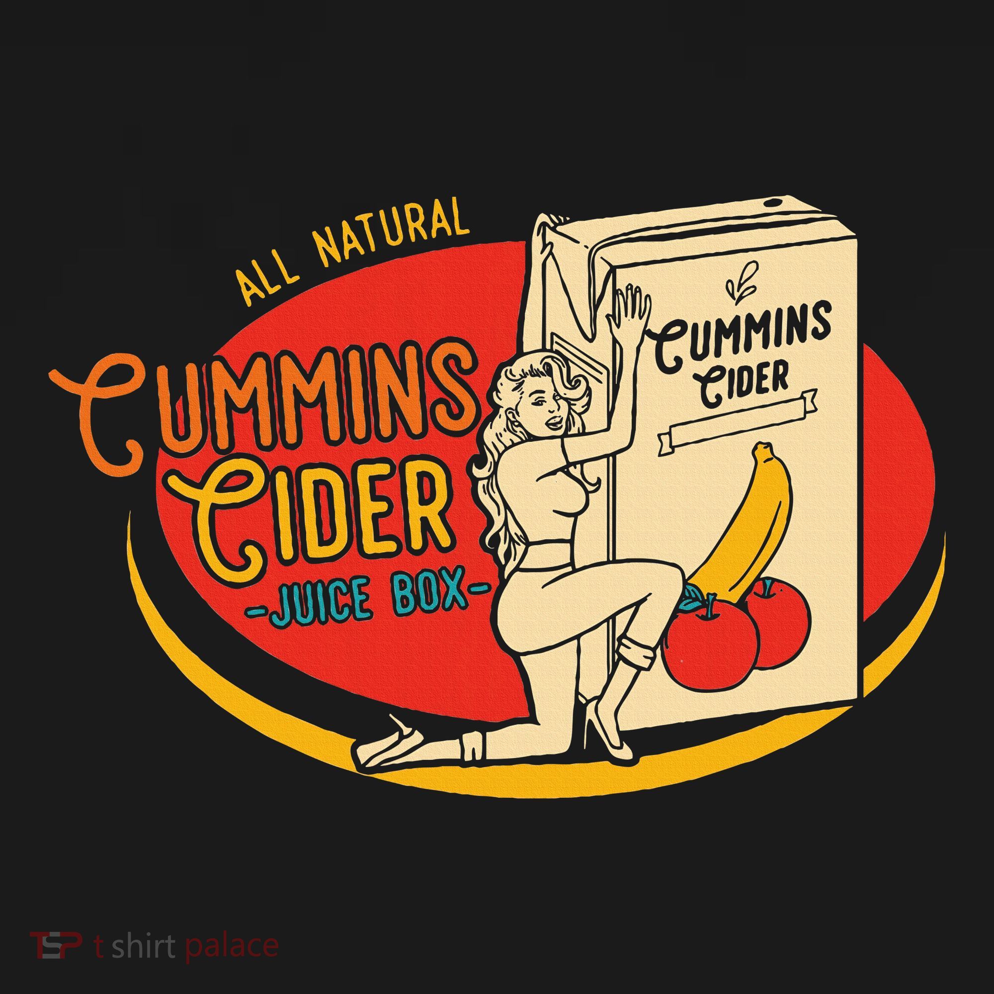 All Natural Cum.Mins Cider Humor Tank Top