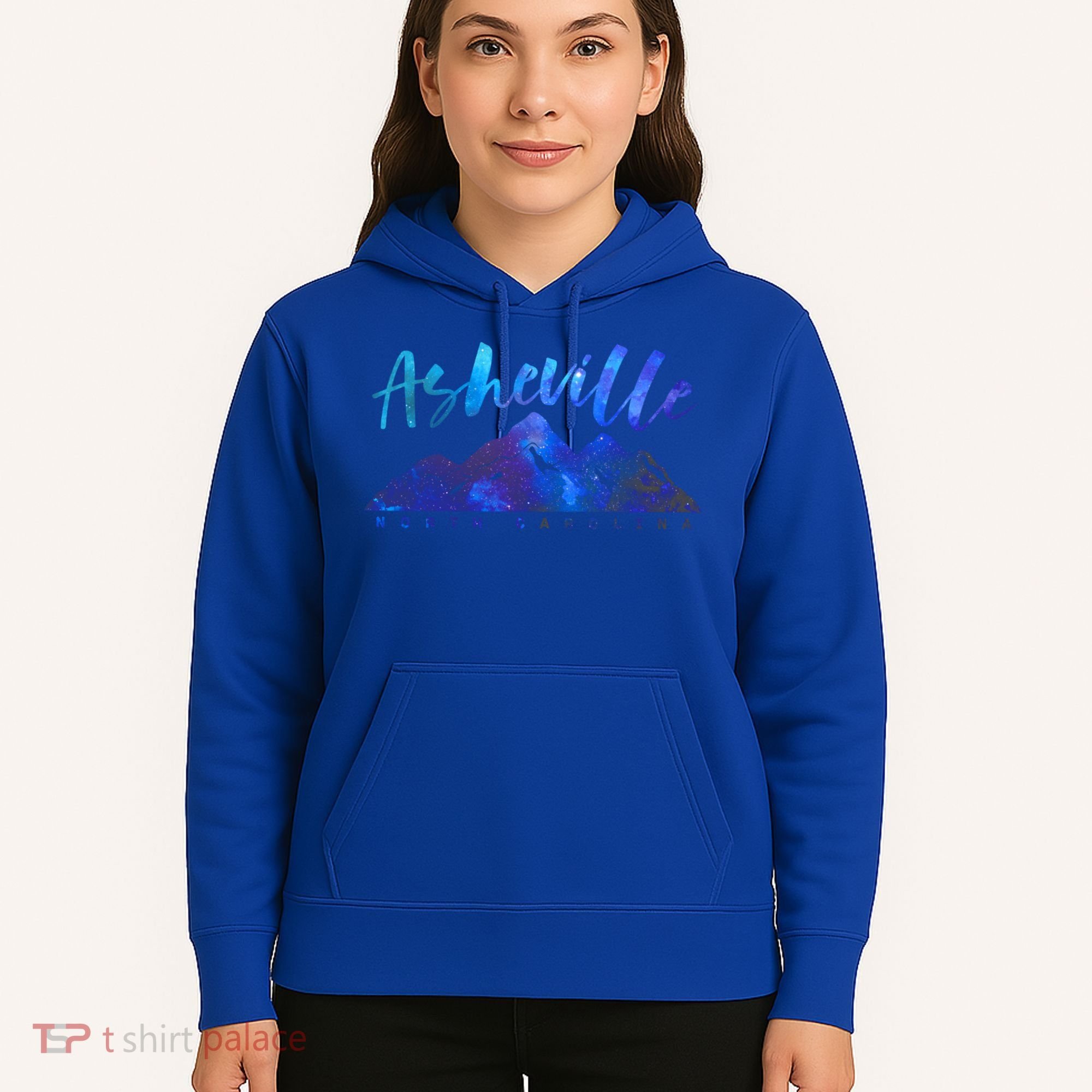 Asheville North Carolina Camping Hiking Skiing Family Trip Gift Hoodie