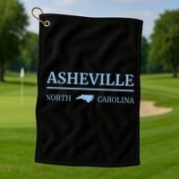 Asheville North Carolina Blue Ridge Mountains Nc Hiking Golf Towel thumb 1