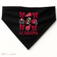 Alabama Niece Coquette Bow Gift USA-Made Doggie Bandana thumb 0