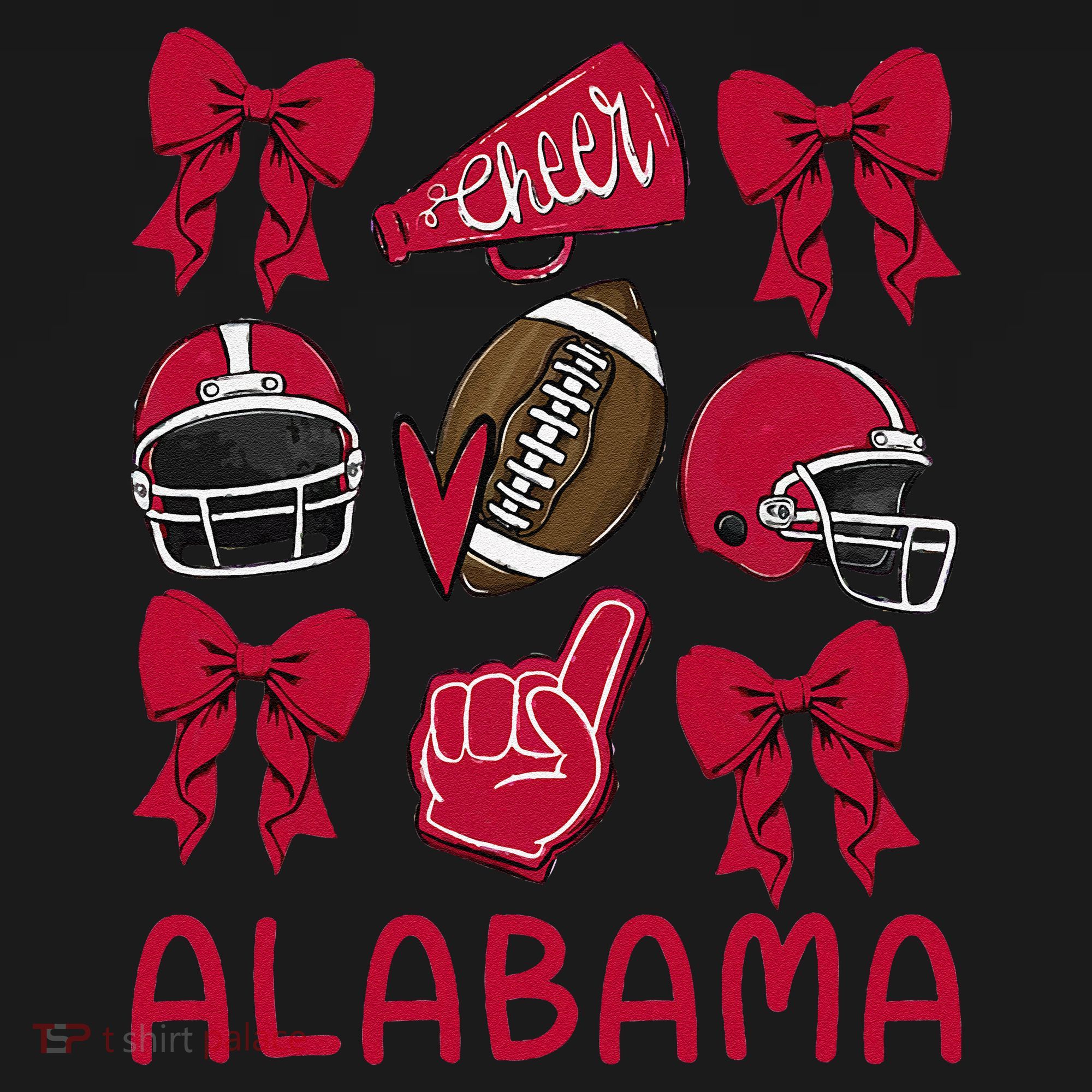 Alabama Niece Coquette Bow Gift Polo
