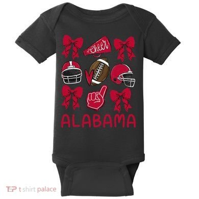 Alabama Niece Coquette Bow Gift Baby Bodysuit