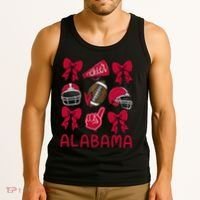 Alabama Niece Coquette Bow Gift Tank Top thumb 3