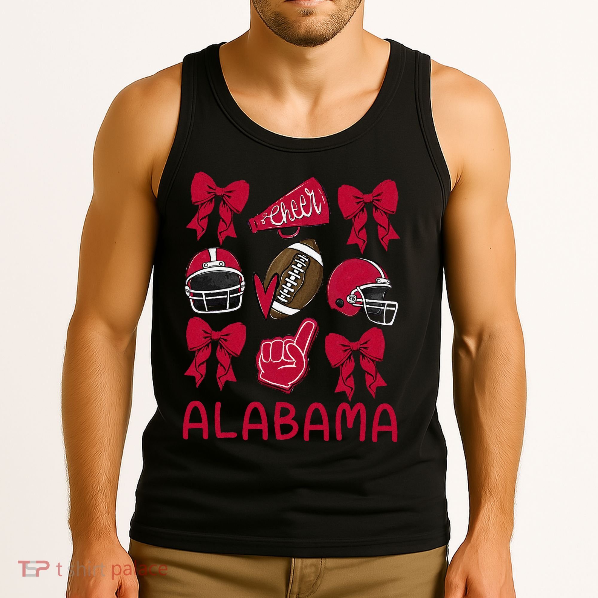 Alabama Niece Coquette Bow Gift Tank Top