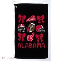 Alabama Niece Coquette Bow Gift Golf Towel thumb 0