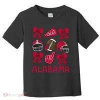 Alabama Niece Coquette Bow Gift Toddler T-Shirt thumb 0