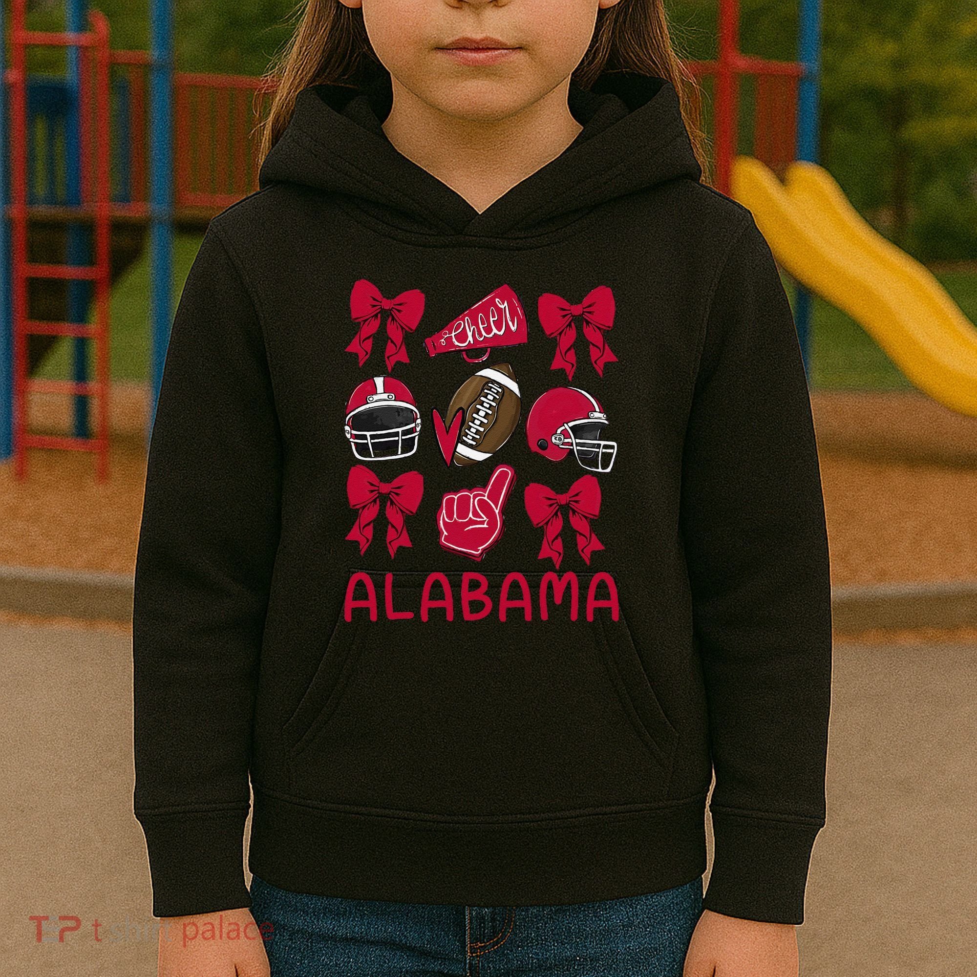 Alabama Niece Coquette Bow Gift Kids Hoodie