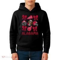 Alabama Niece Coquette Bow Gift Kids Hoodie thumb 4