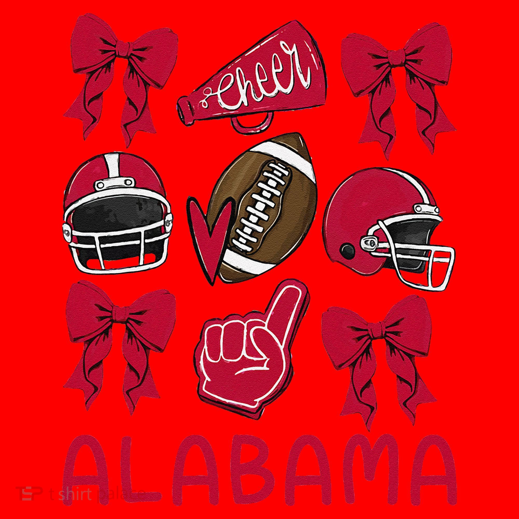 Alabama Niece Coquette Bow Gift Santa Hat