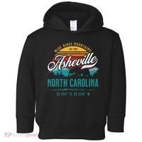 Asheville North Carolina Retro Sunset Blue Ridge Mountains Toddler Hoodie thumb 0