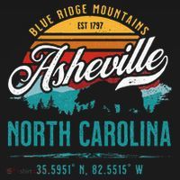 Asheville North Carolina Retro Sunset Blue Ridge Mountains Toddler Hoodie thumb 2