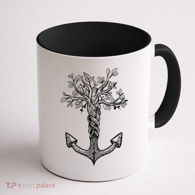 Anchor Tree Coffee Mug back