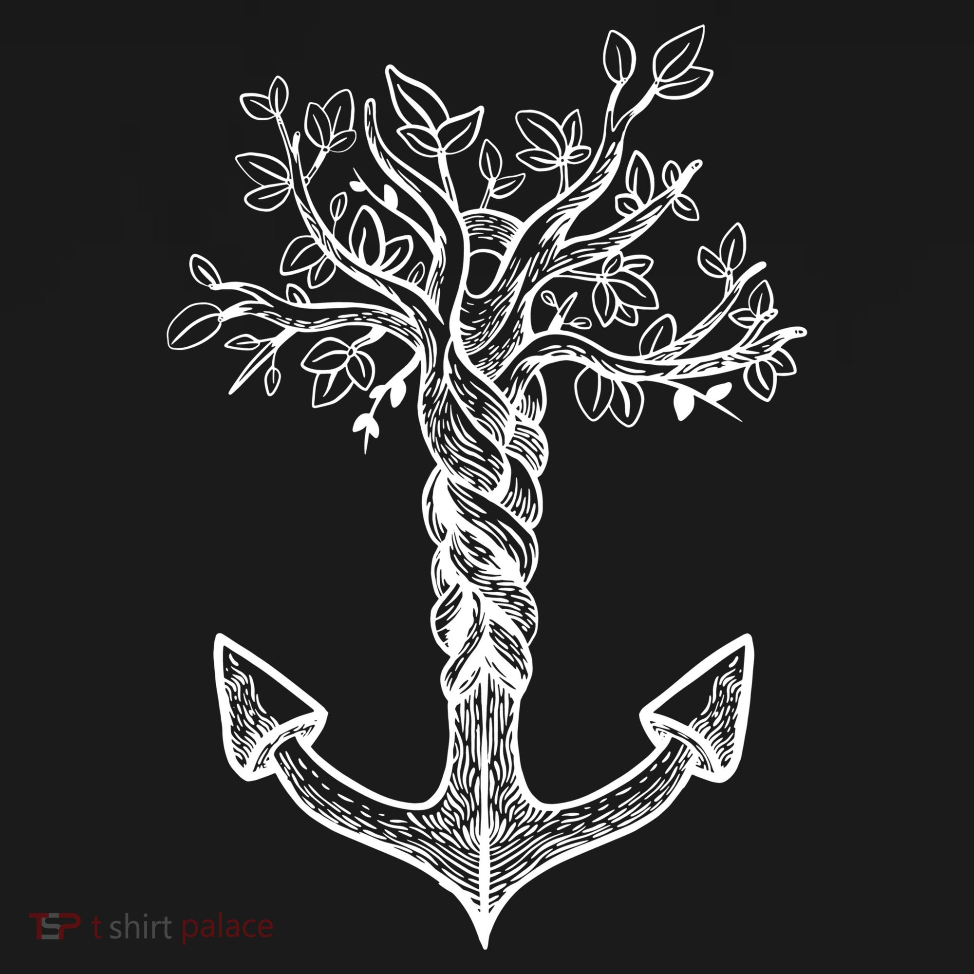 Anchor Tree Ornament