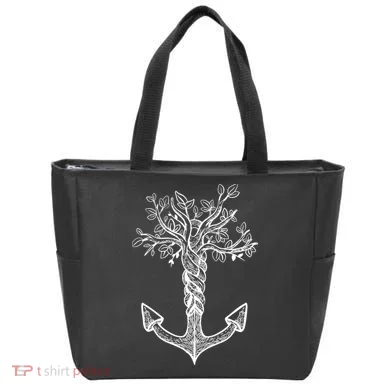 Anchor Tree Tote Bag