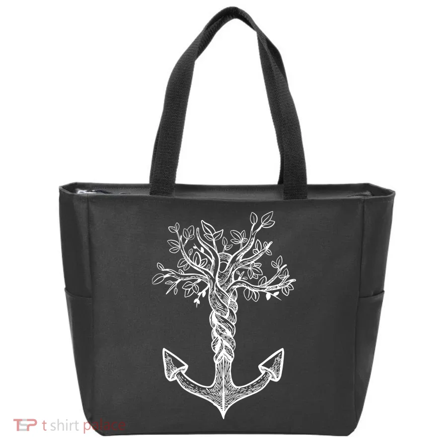 Anchor Tree Tote Bag