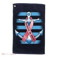 Anchored In Christ Golf Towel thumb 0