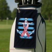 Anchored In Christ Golf Towel thumb 2