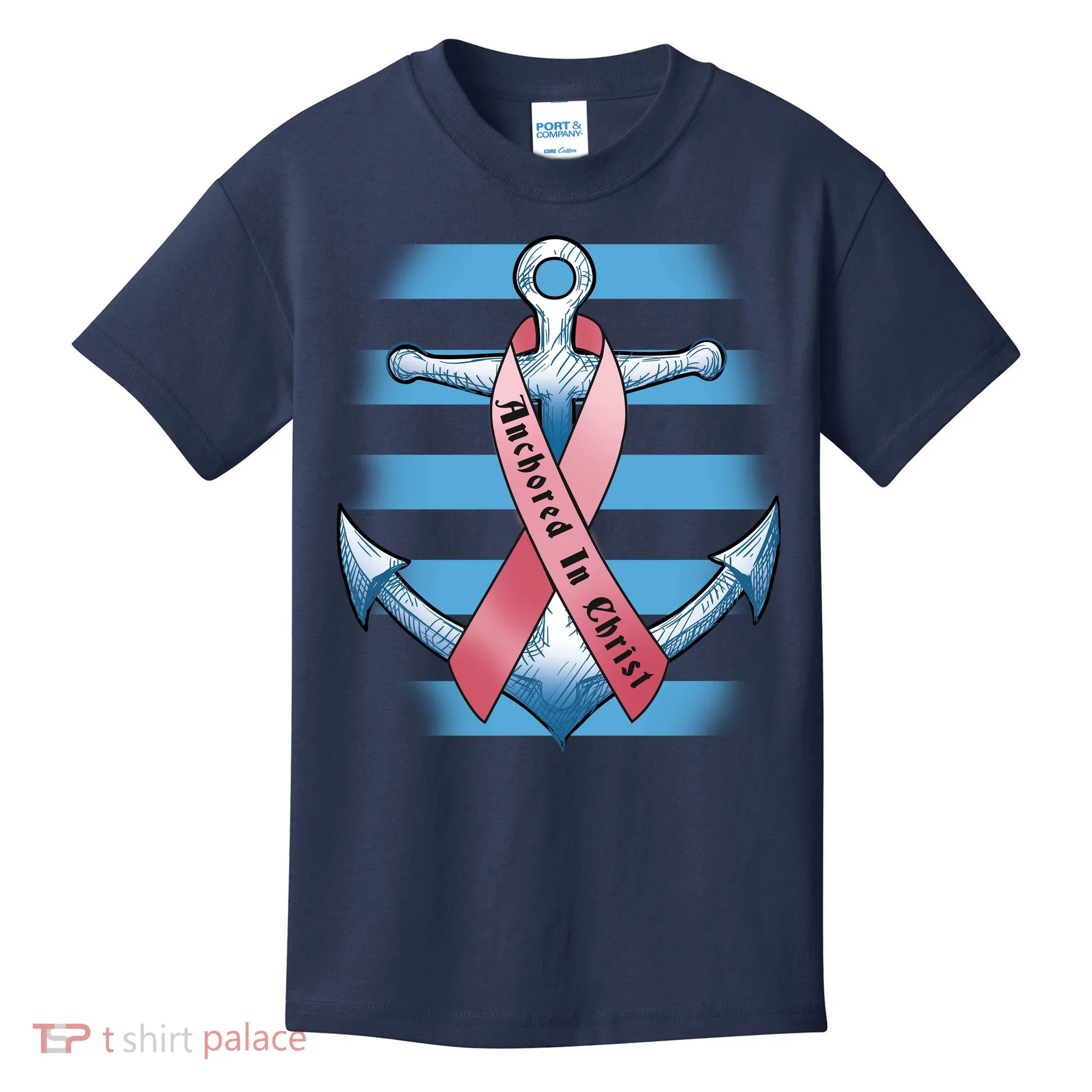 Anchored In Christ Kids T-Shirt