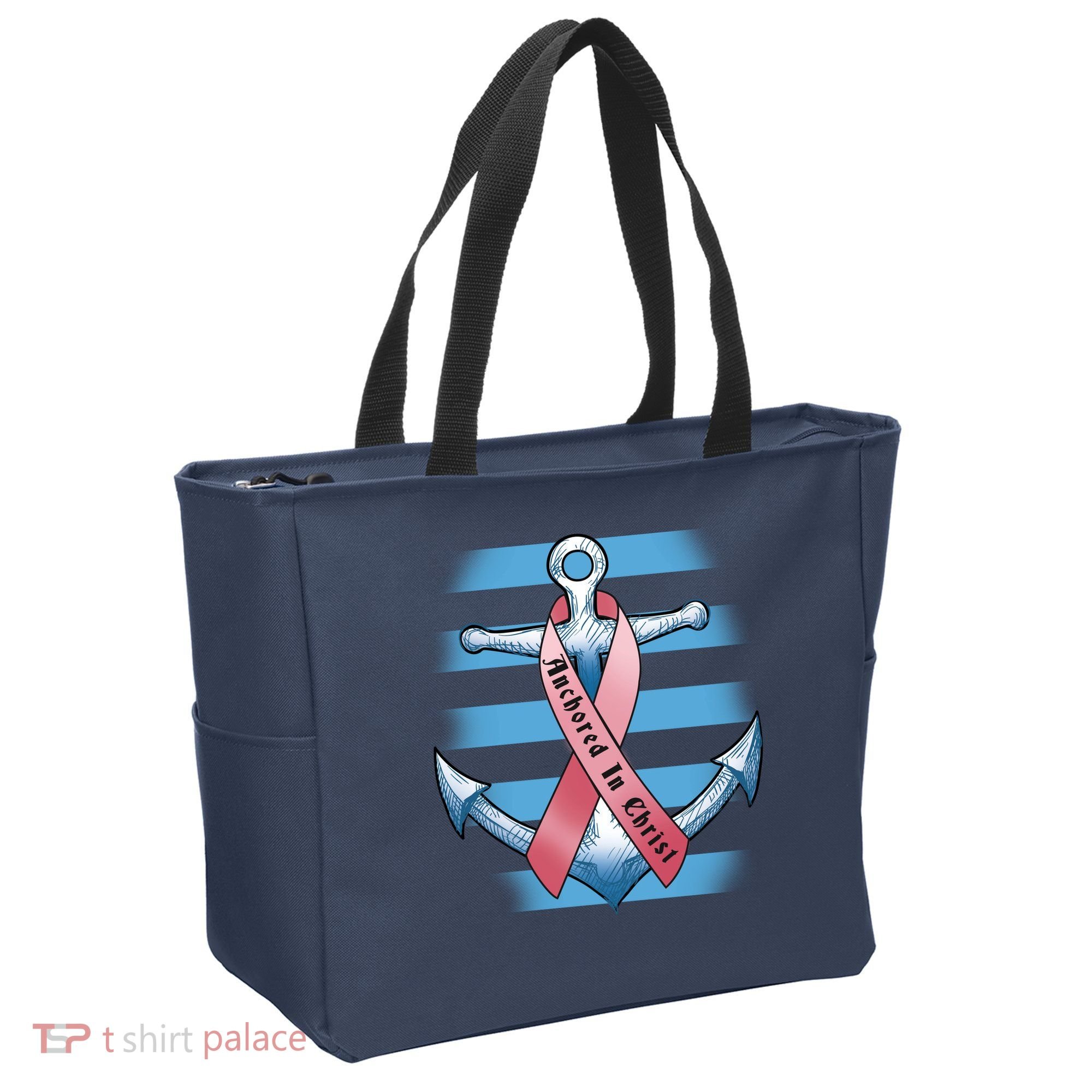 Anchored In Christ Tote Bag