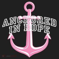 Anchored In Hope Breast Cancer Awareness Women's Sweatshirt thumb 2