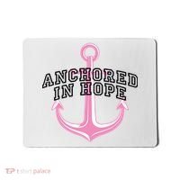 Anchored In Hope Breast Cancer Awareness Mousepad thumb 0