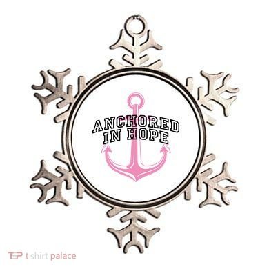 Anchored In Hope Breast Cancer Awareness Ornament