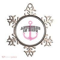 Anchored In Hope Breast Cancer Awareness Ornament thumb 0