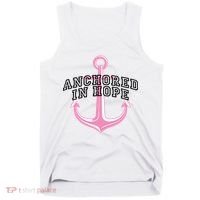 Anchored In Hope Breast Cancer Awareness Tank Top thumb 0