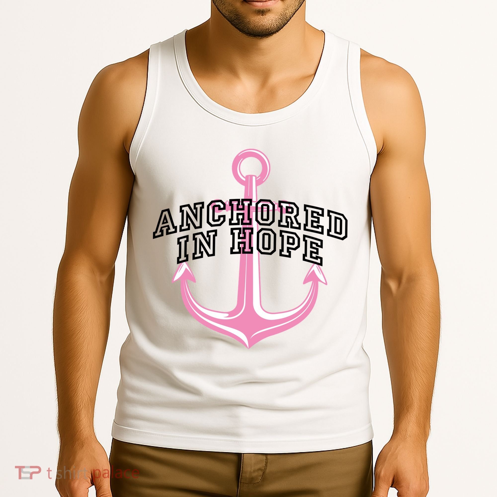 Anchored In Hope Breast Cancer Awareness Tank Top