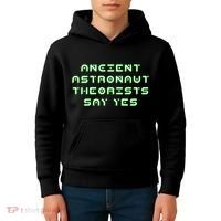 Ancient Astronaut Theorists Says Yes Kids Hoodie thumb 4