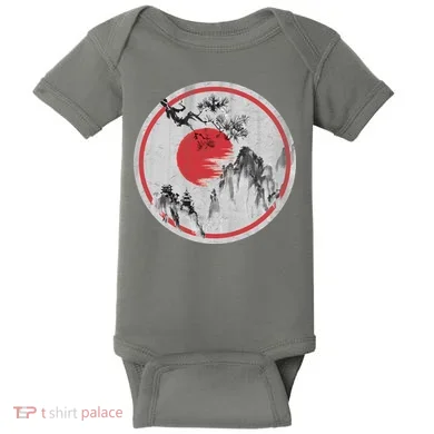 Ancient Mountain Baby Bodysuit